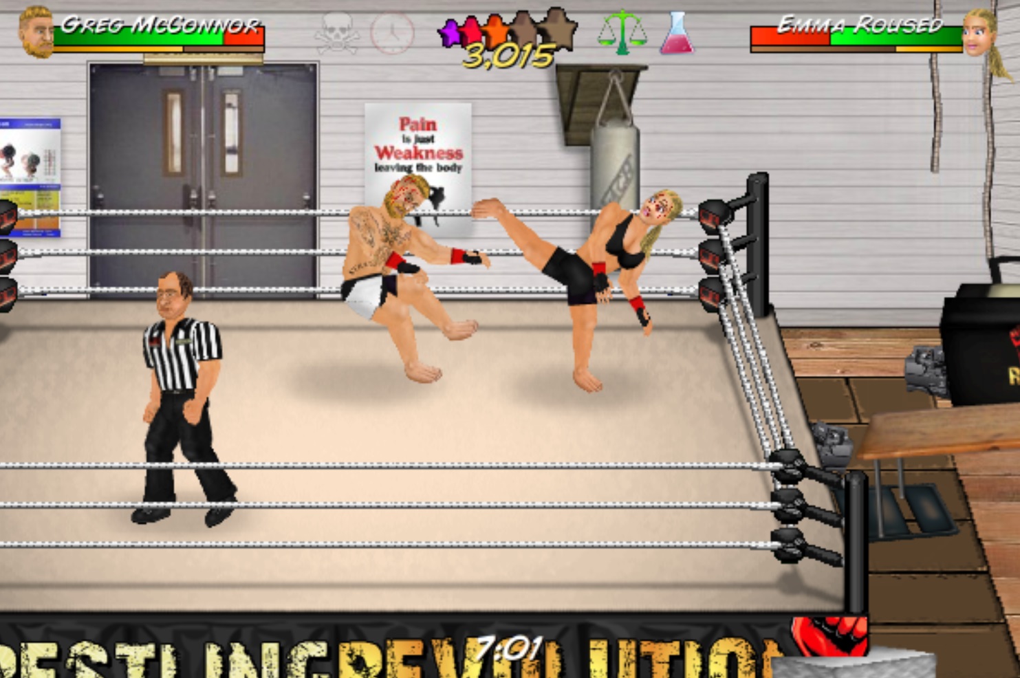 Wrestling Revolution 2D screenshot