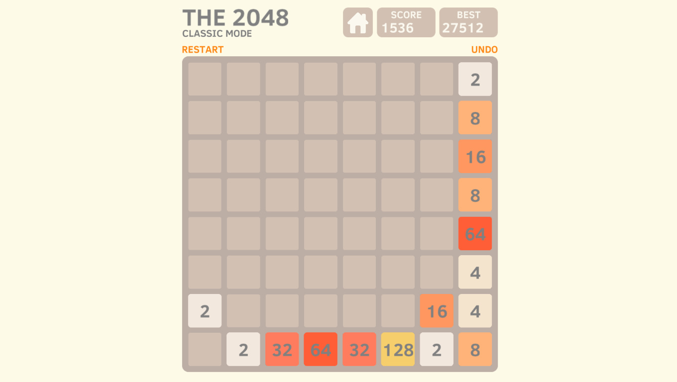 THE 2048 screenshot