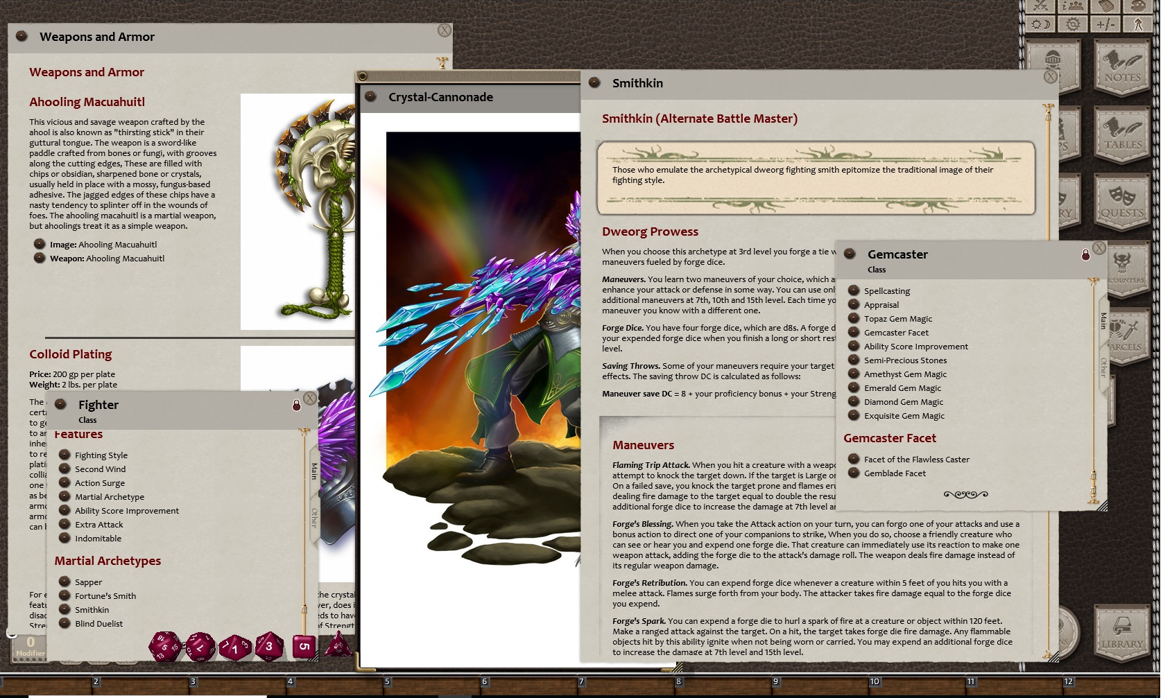 Fantasy Grounds - Underworld Races & Classes (5E) screenshot