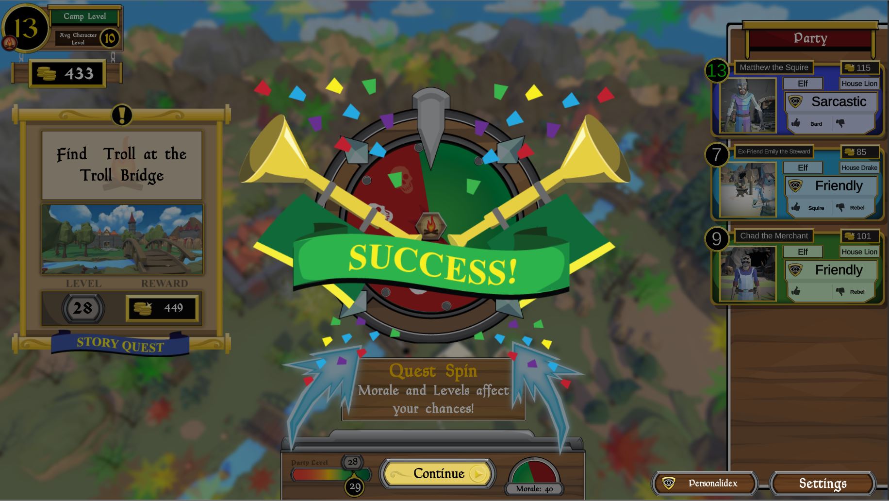 Questr screenshot