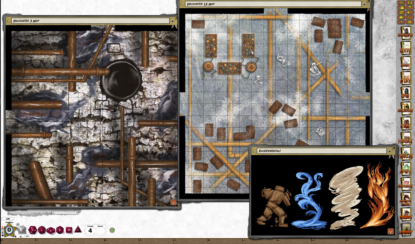 Fantasy Grounds - Dungeonlands: Machine of the Lich Queen (Savage Worlds) screenshot