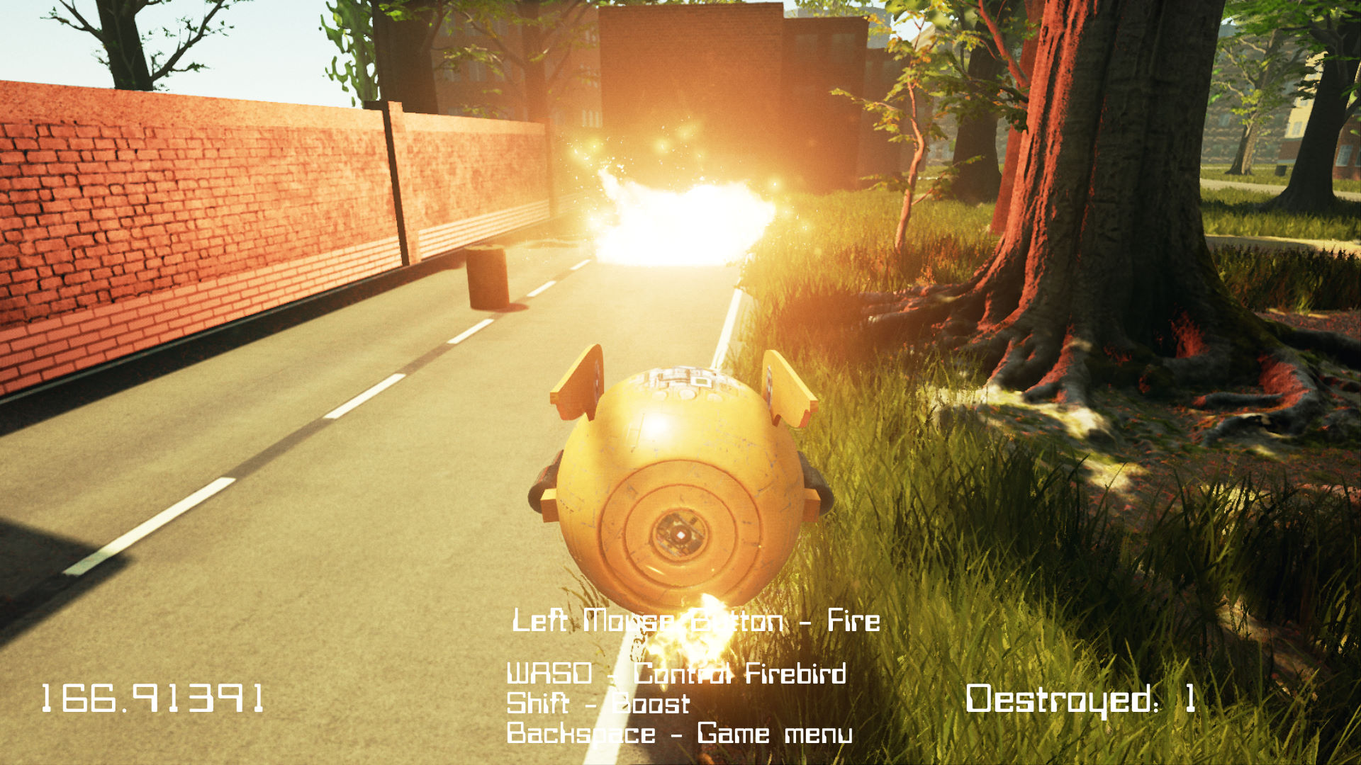 FreeFly Burning screenshot