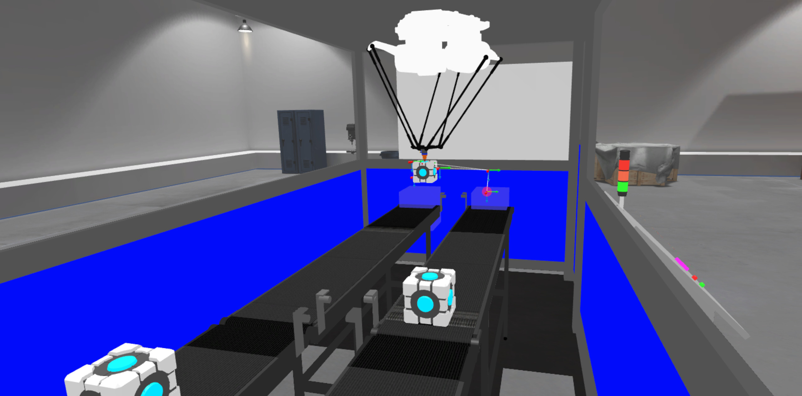VR Robotics Simulator screenshot