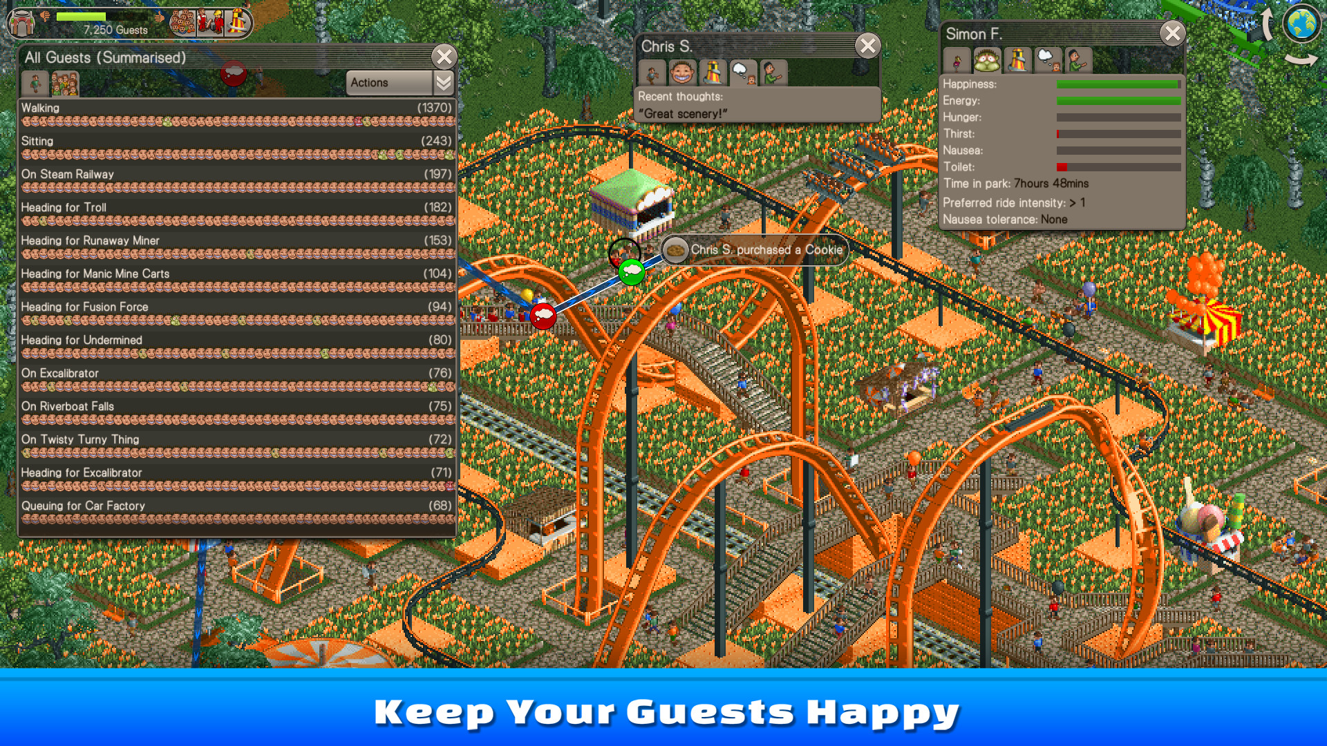 RollerCoaster Tycoon Classic screenshot