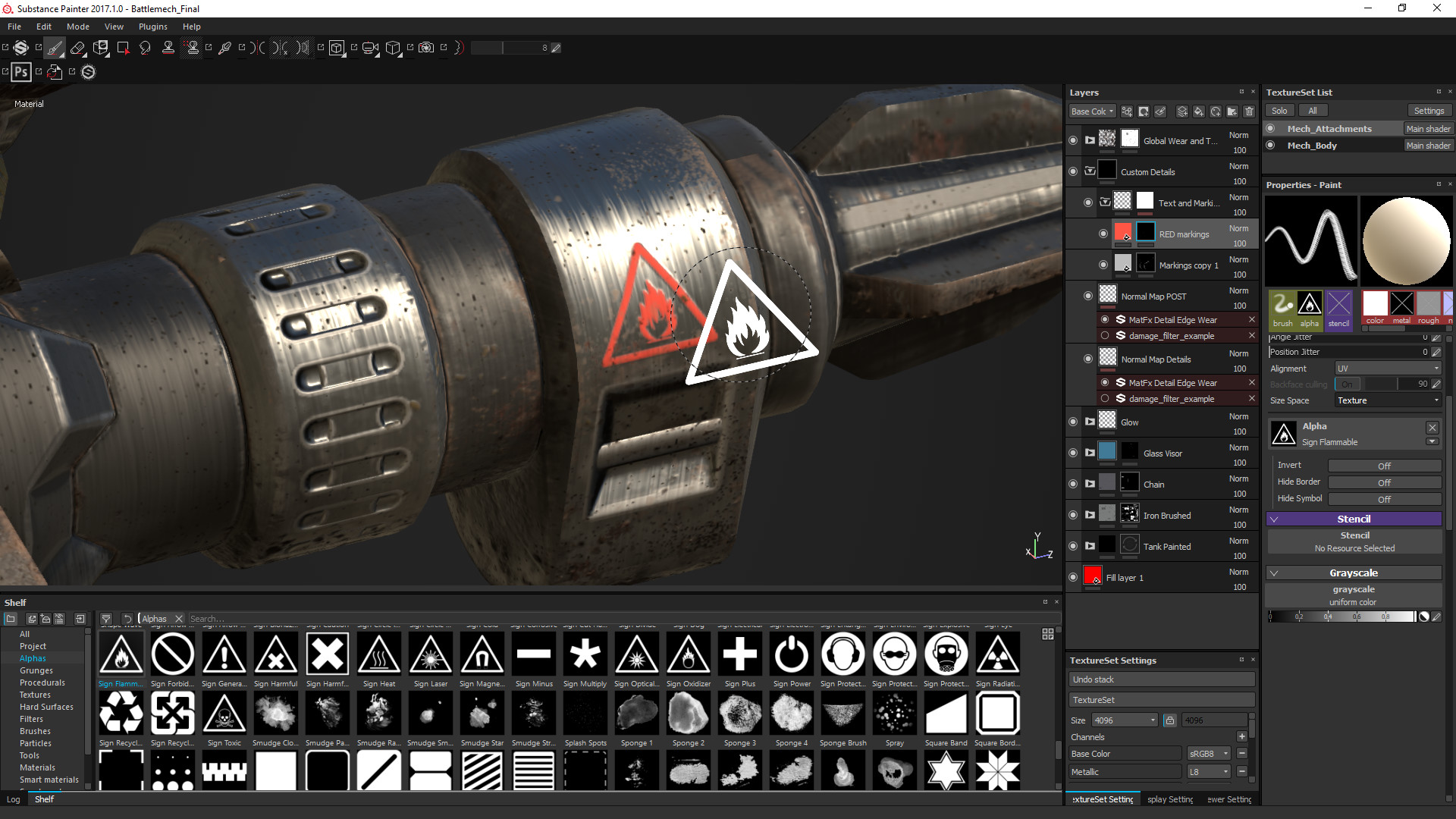 Mech Tutorial - 3Ds Max & Substance Painter screenshot
