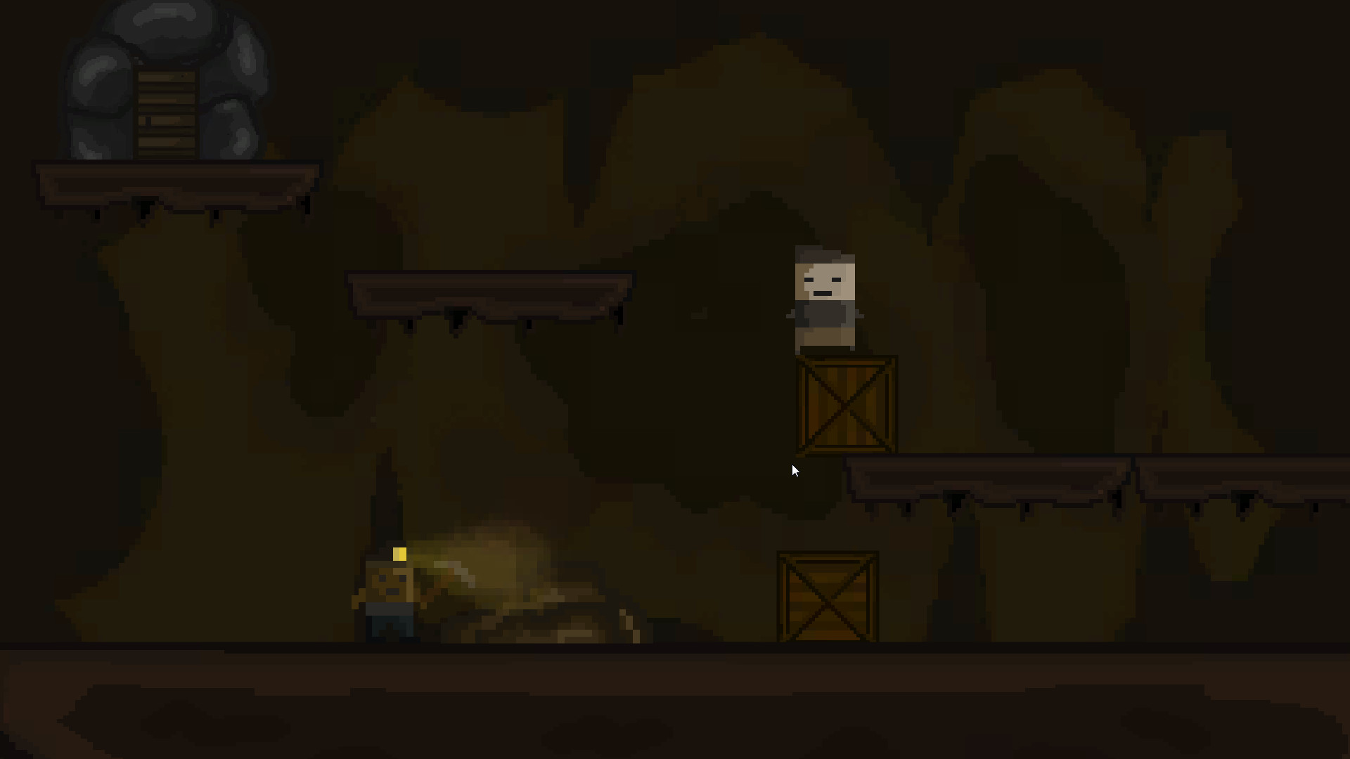 The soldier in the mine screenshot