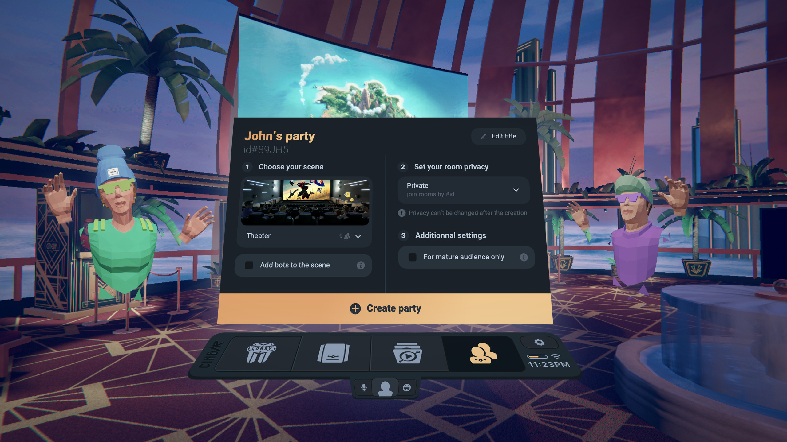CINEVR screenshot