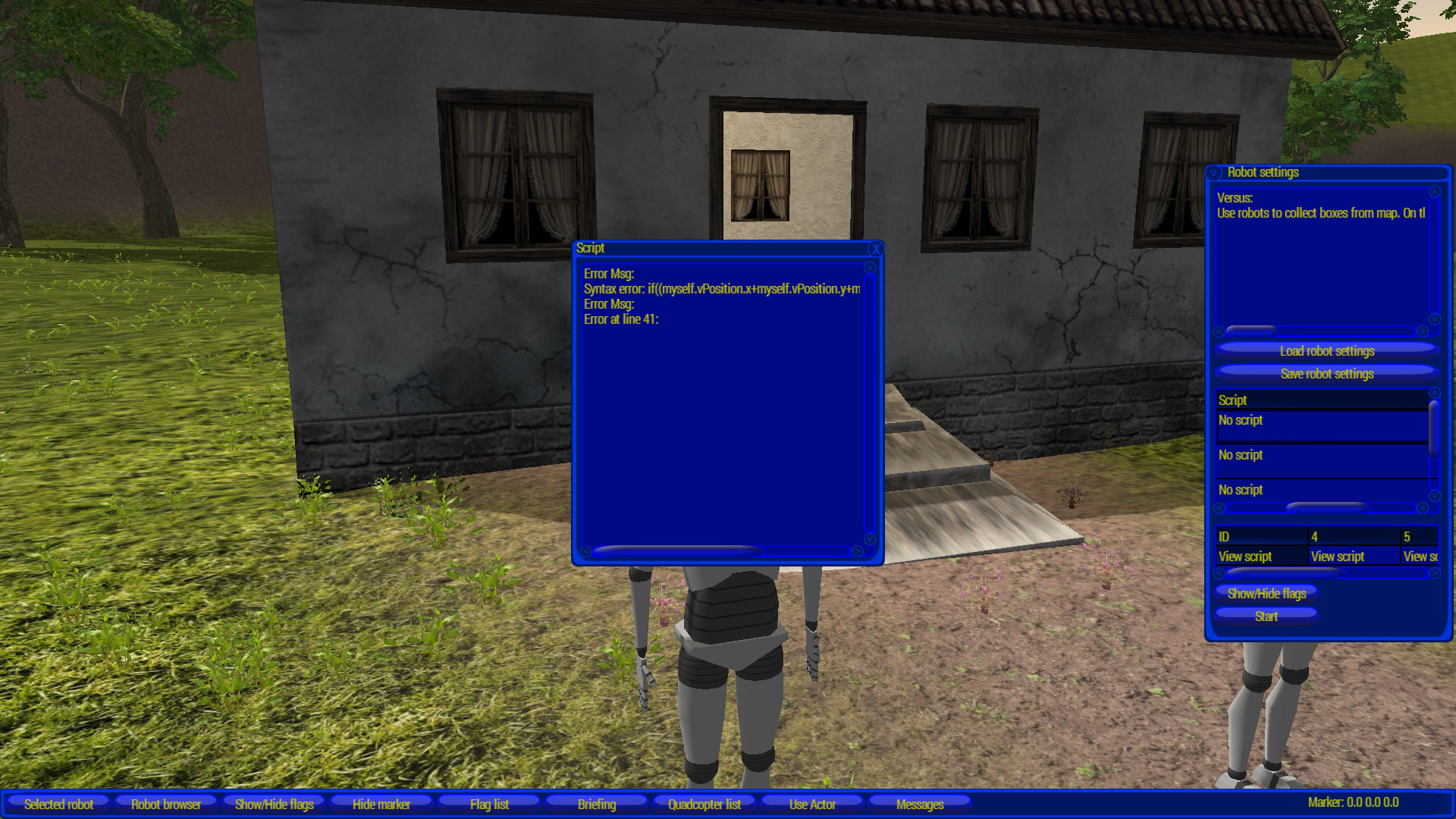 Virtual Robots - Robot programming simulator screenshot