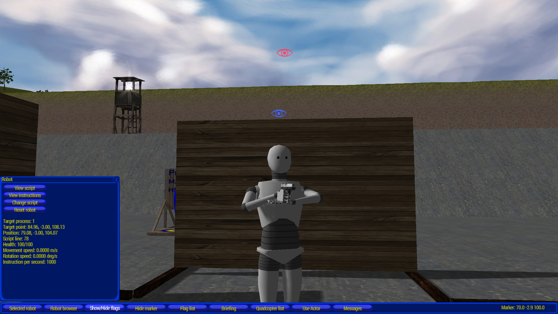 Virtual Robots - Robot programming simulator screenshot