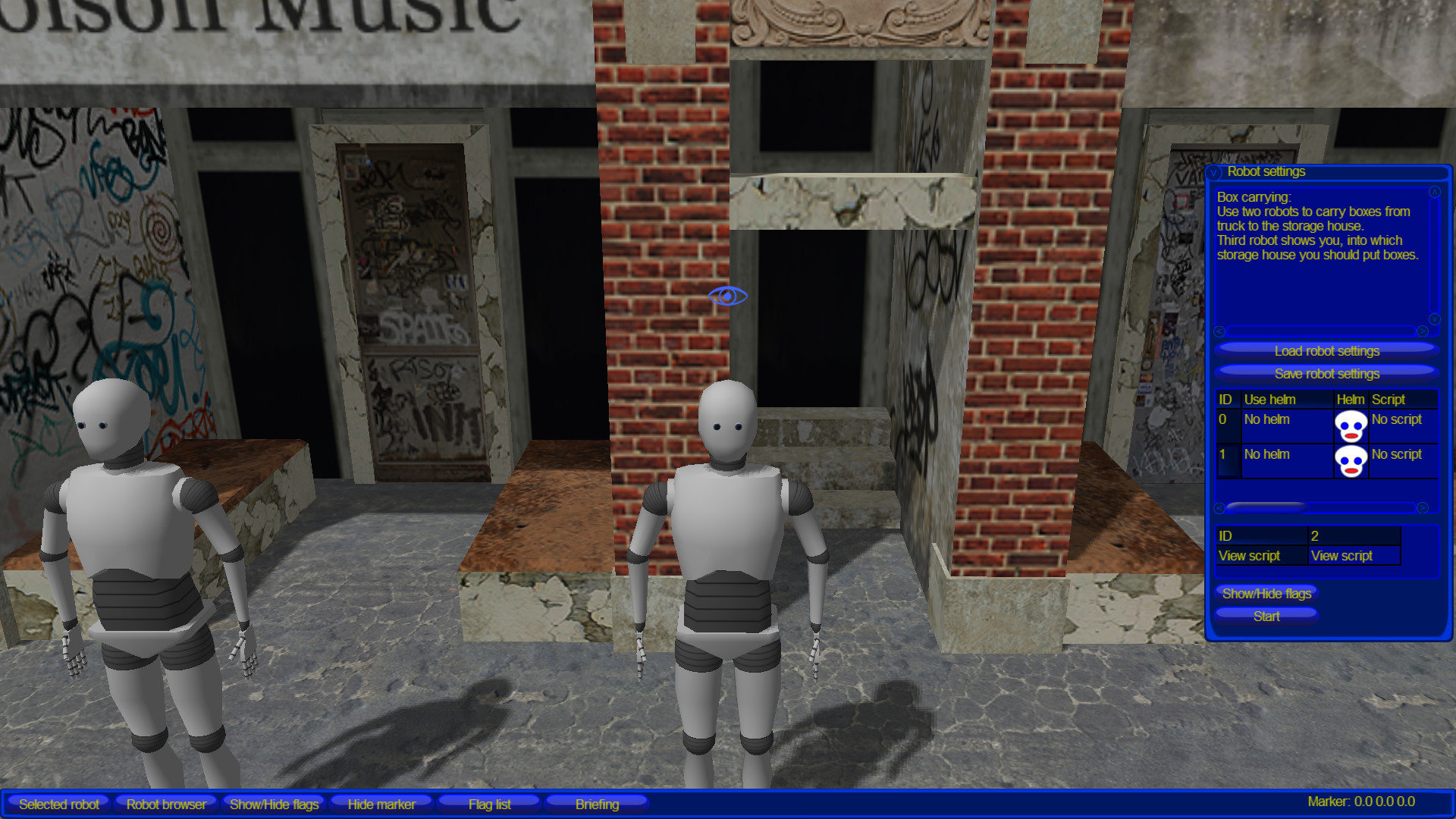 Virtual Robots - Robot programming simulator screenshot