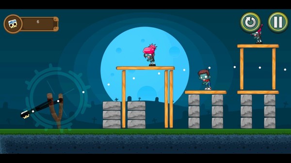 SlingSkull Zombies: Gravedigger
