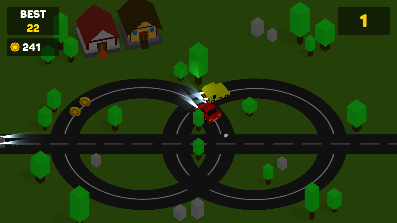 Pixel Traffic: Circle Rush screenshot