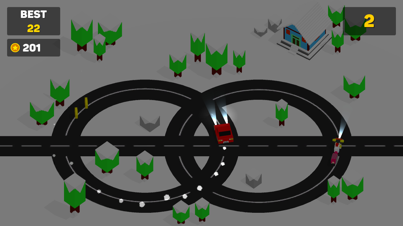 Pixel Traffic: Circle Rush screenshot
