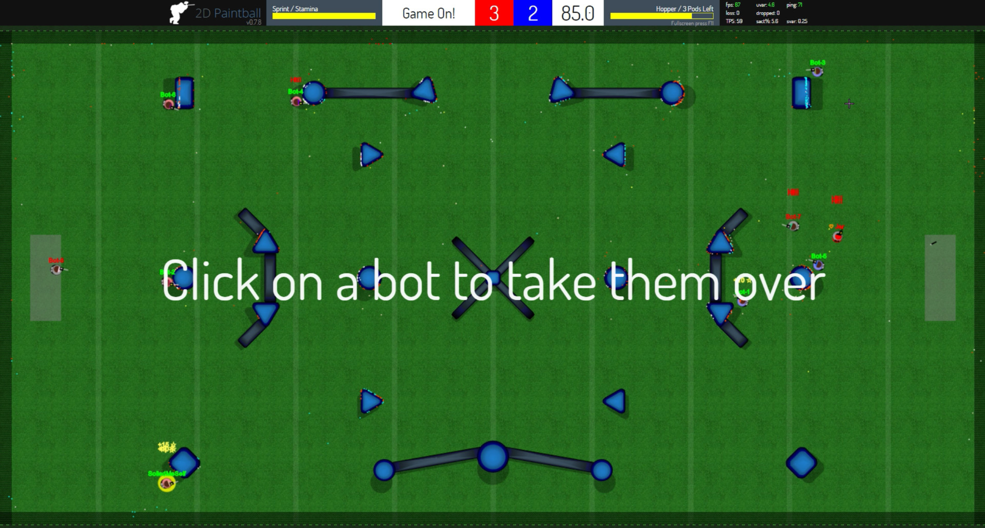 2D Paintball screenshot