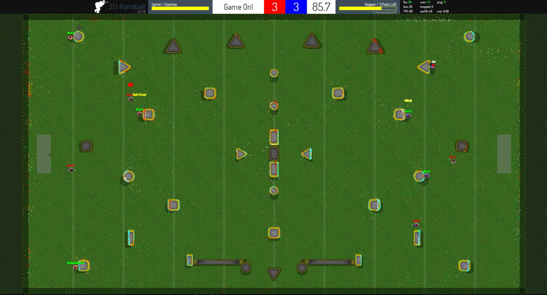 2D Paintball screenshot