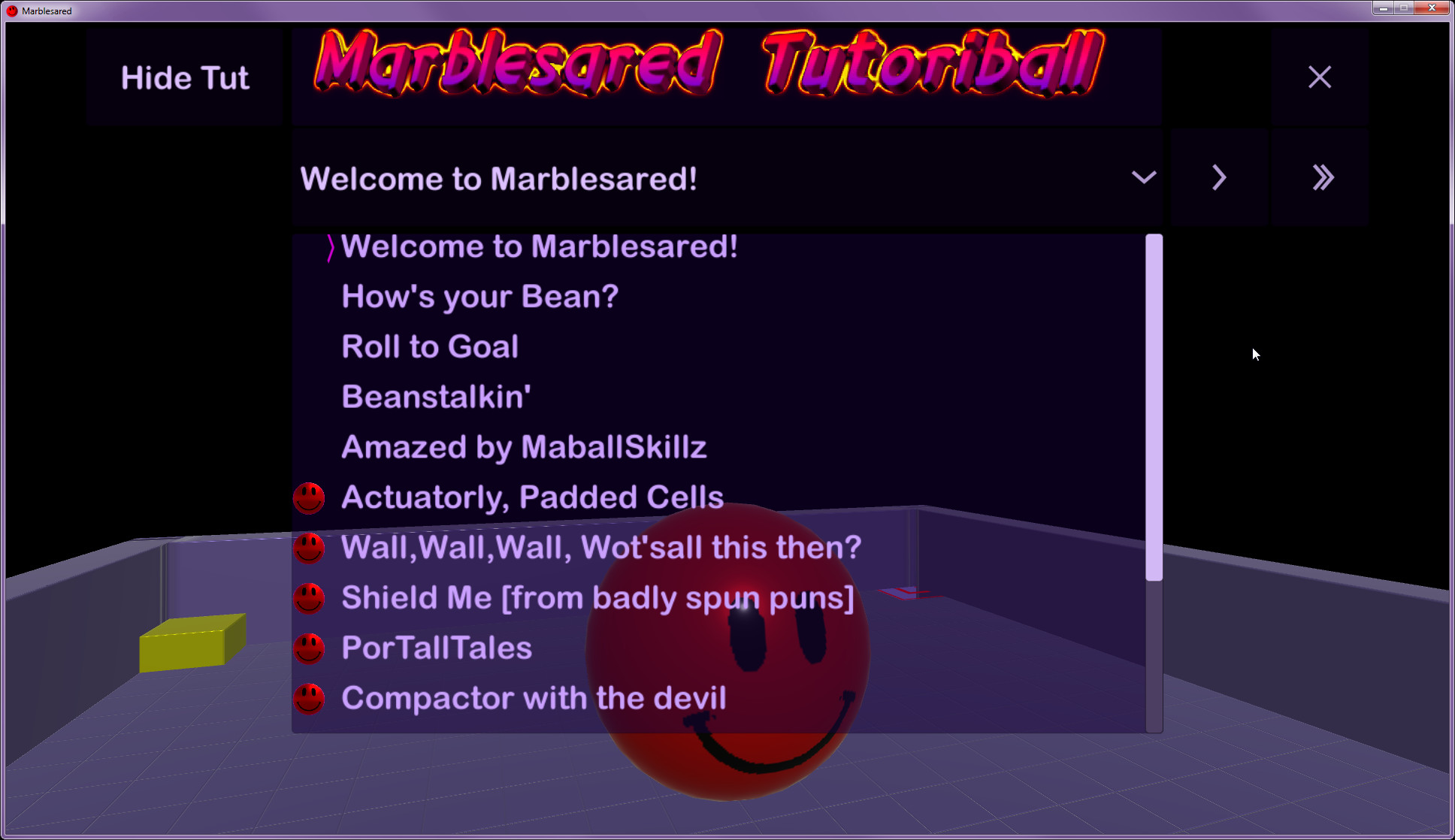 Marblesared screenshot
