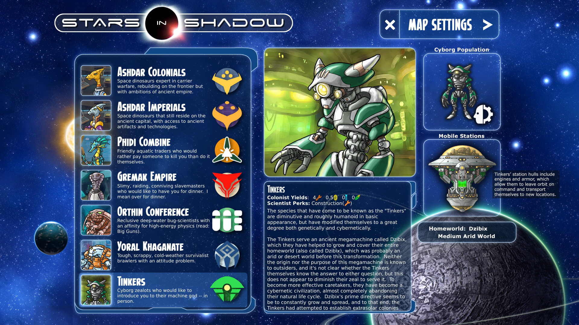 Stars in Shadow: Legacies screenshot