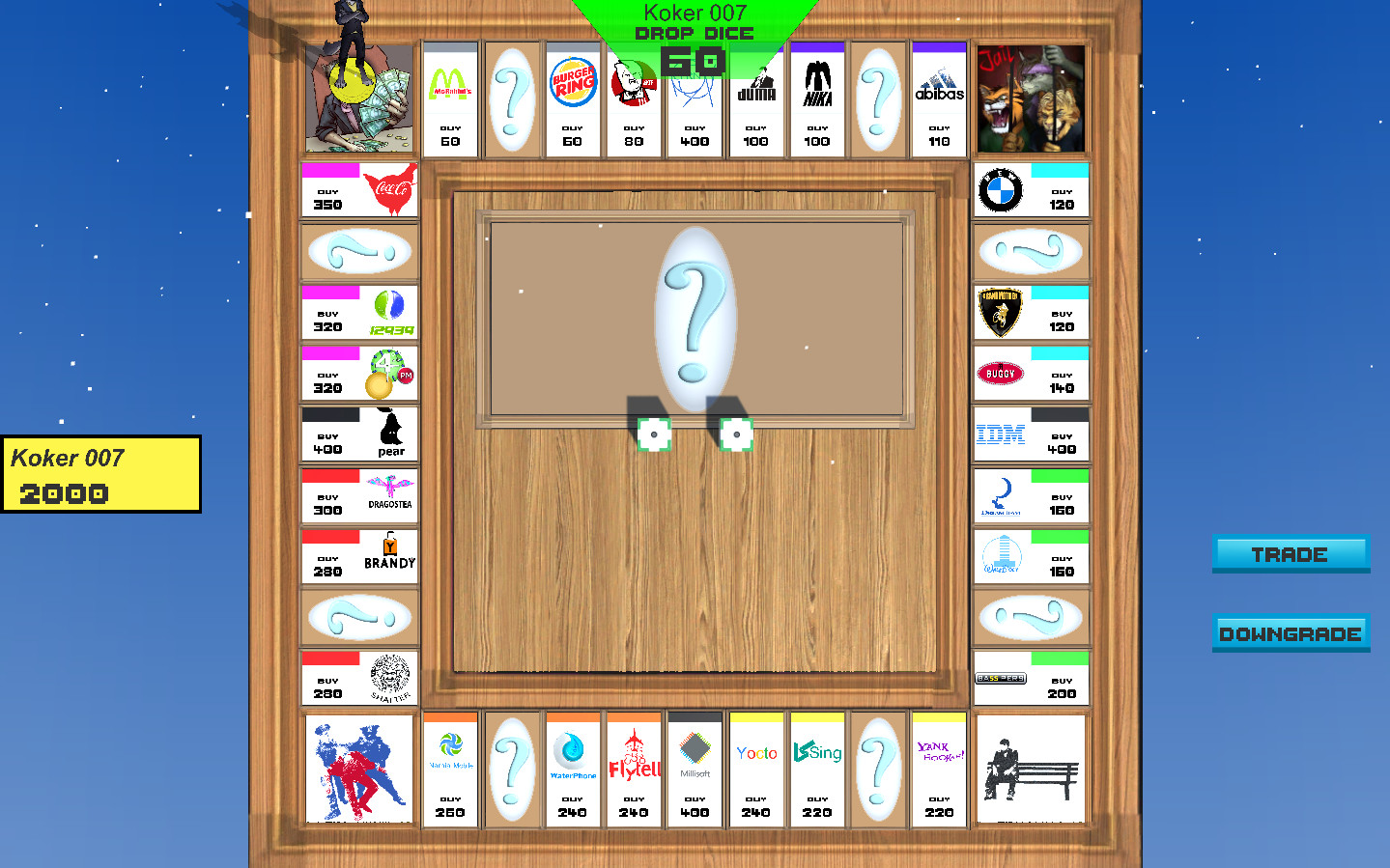 Monopolka screenshot