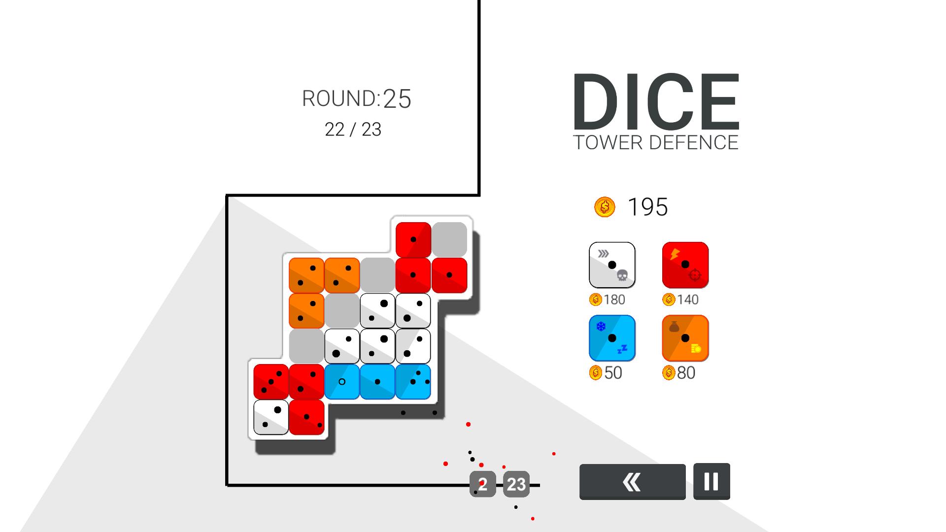 Dice Tower Defense screenshot