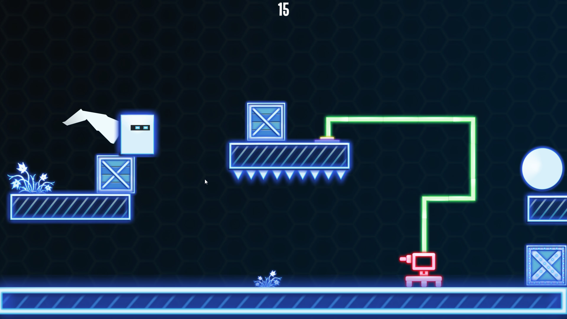 2D Neon Cube screenshot