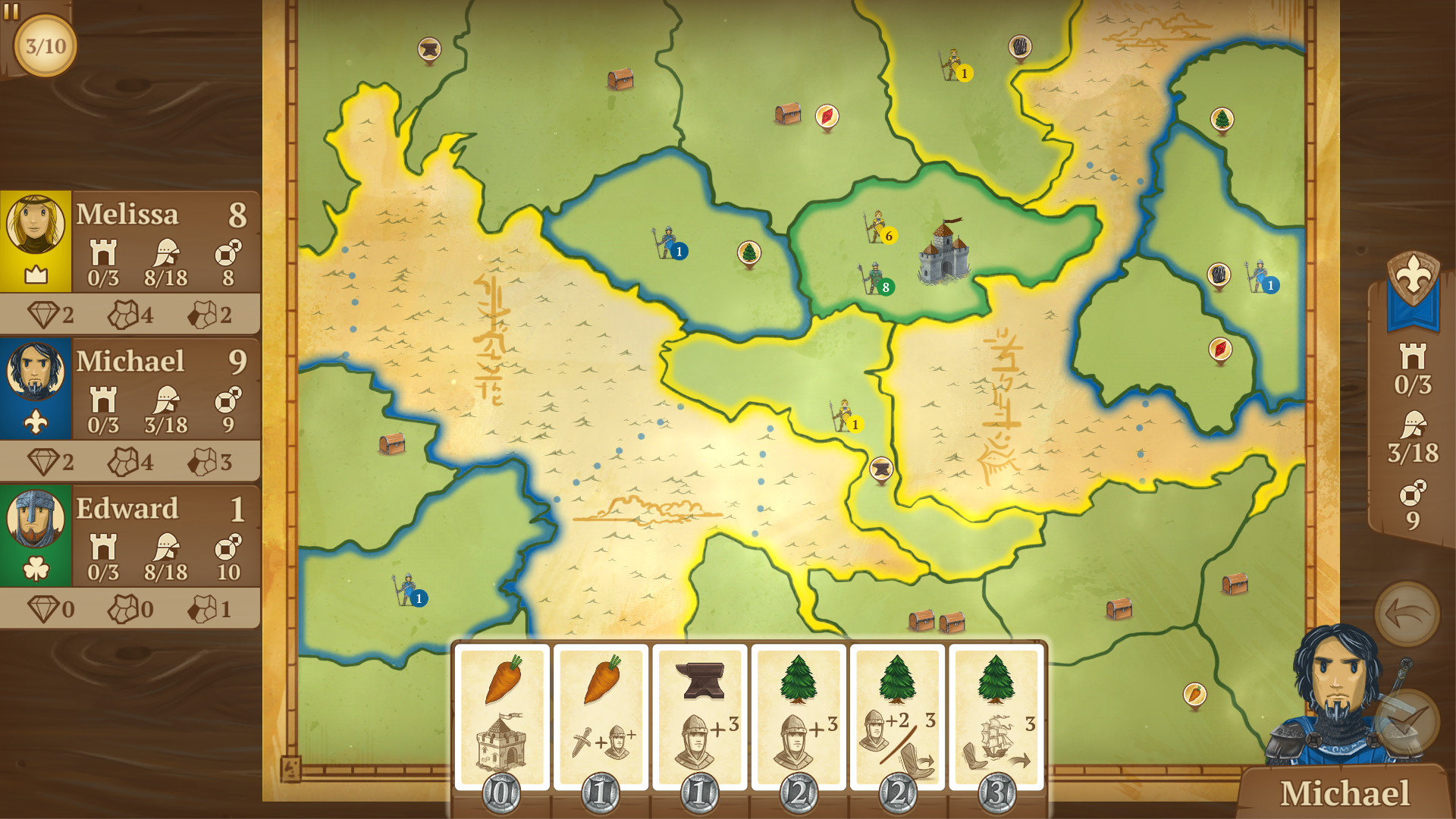 Eight-Minute Empire: Isthmus of Gom Map screenshot