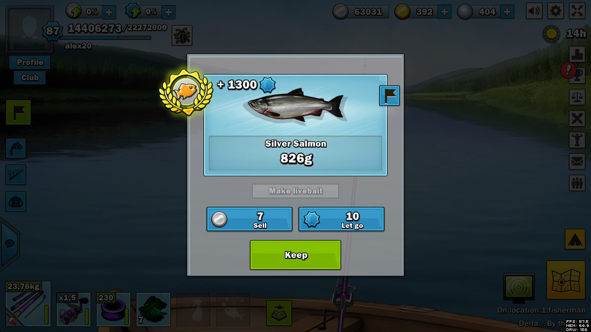 Just Fishing screenshot
