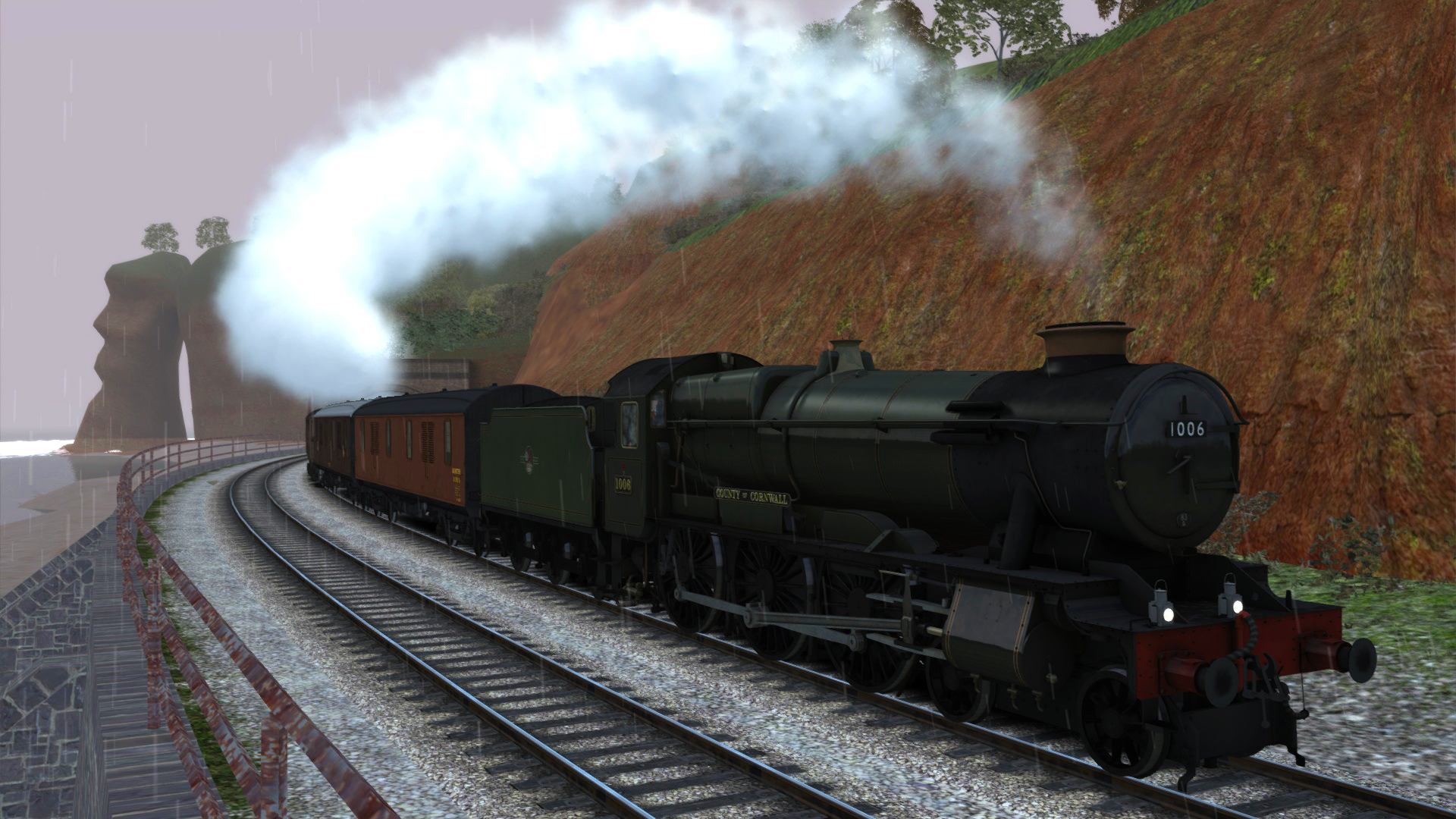 Train Simulator: GWR 1000 Class 'County Class' Steam Loco Add-On screenshot