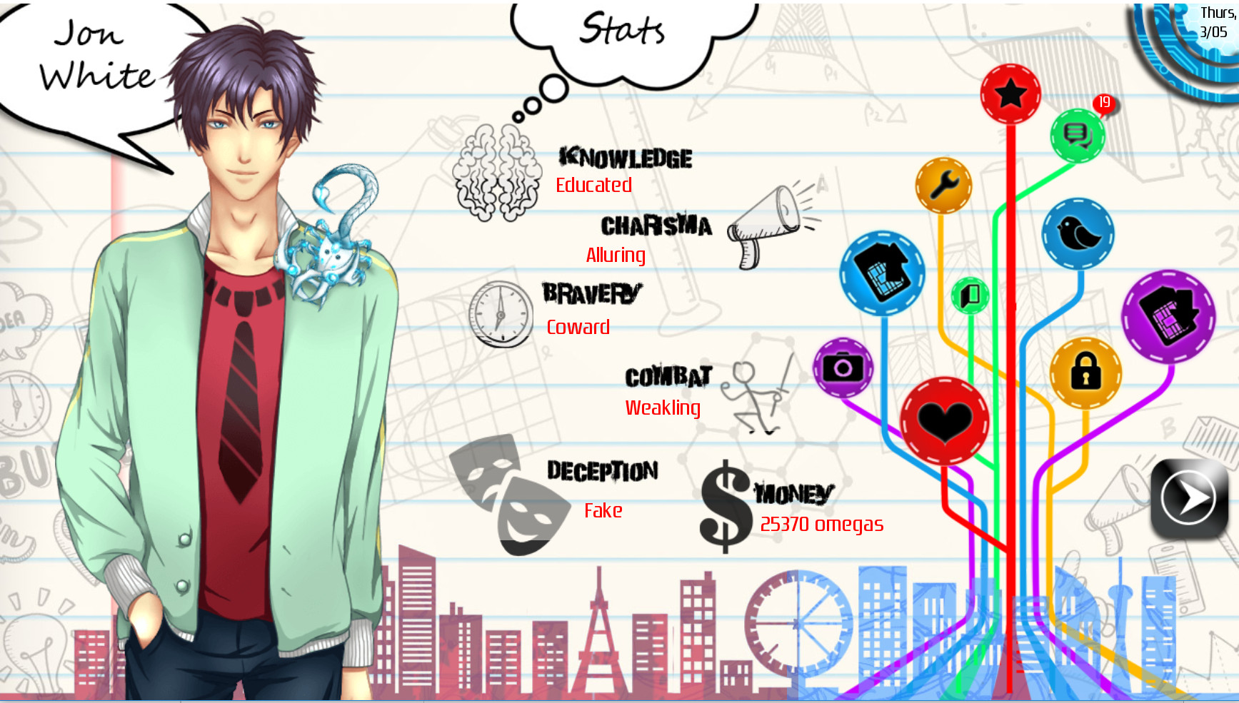 AMPLITUDE: A Visual Novel screenshot