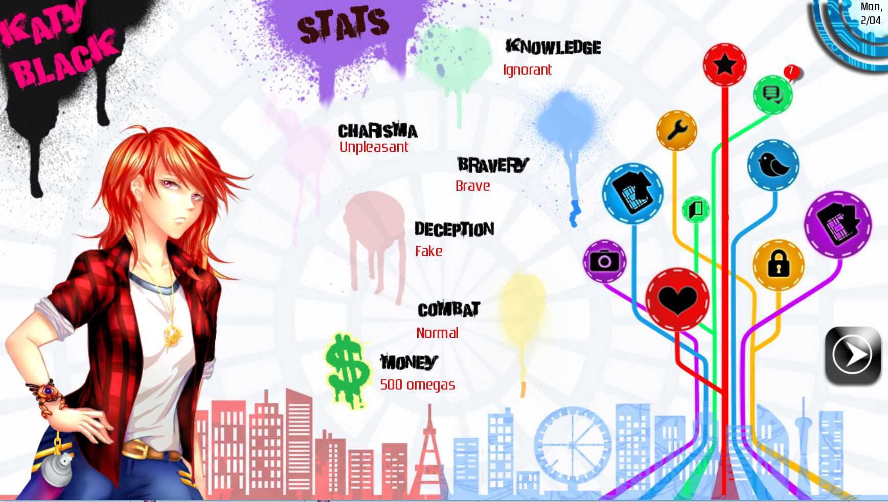 AMPLITUDE: A Visual Novel screenshot