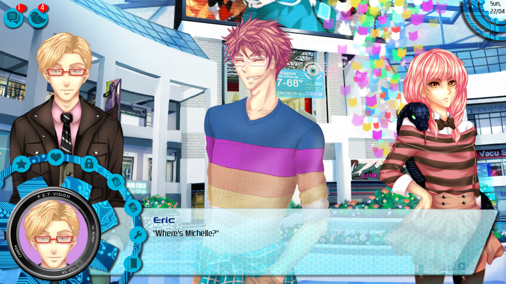 AMPLITUDE: A Visual Novel screenshot