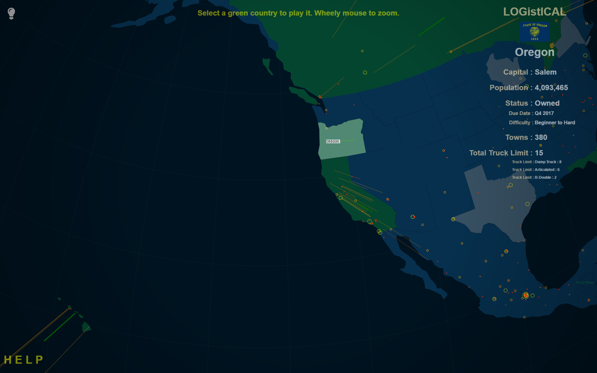 LOGistICAL: USA - Oregon screenshot