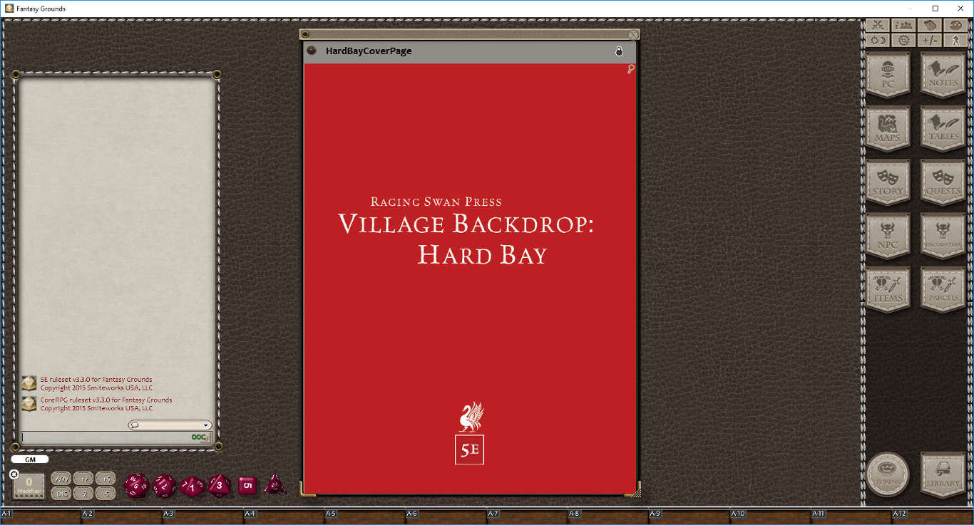 Fantasy Grounds - Village Backdrop: Hard Bay (5E) screenshot