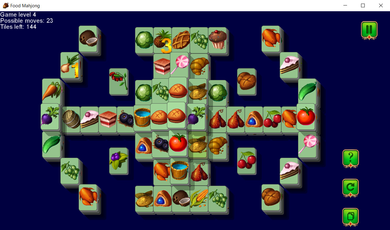 Food Mahjong screenshot