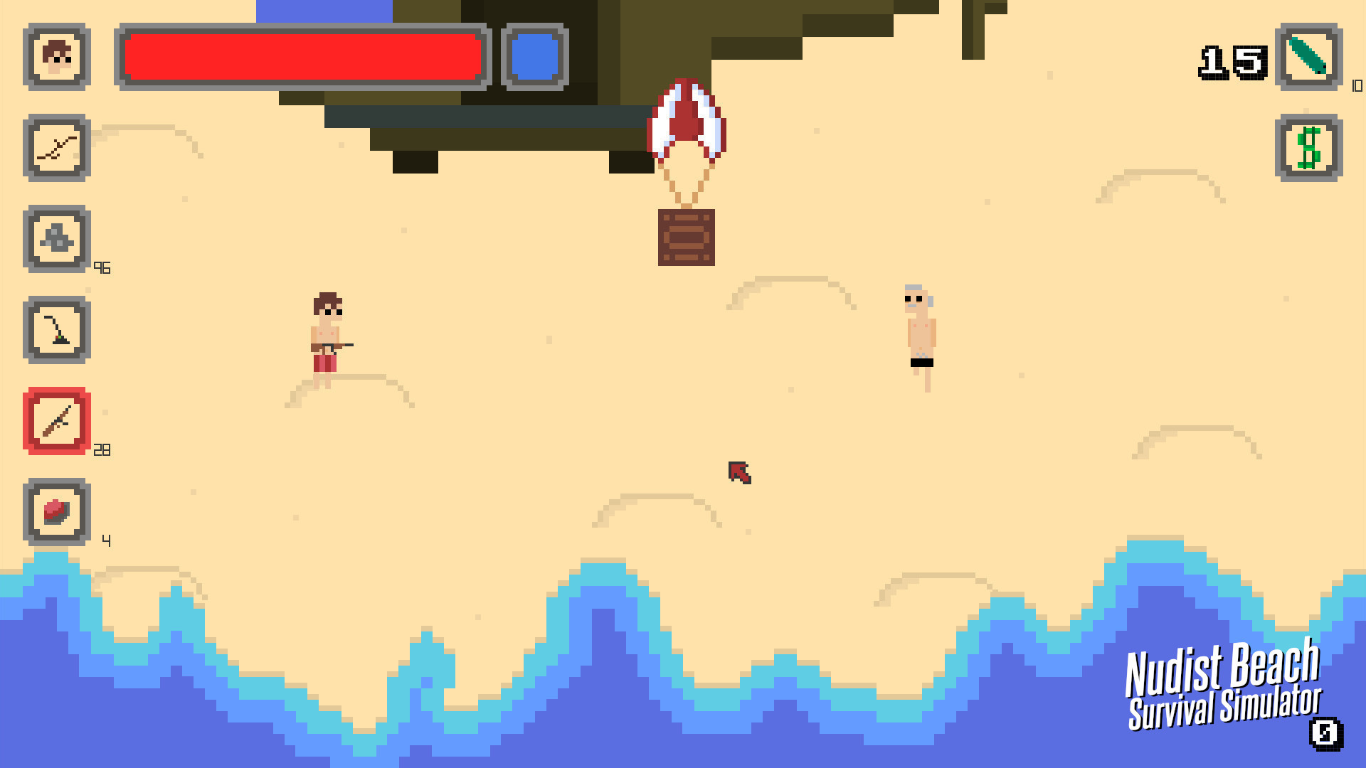 Nudist Beach Survival Simulator screenshot