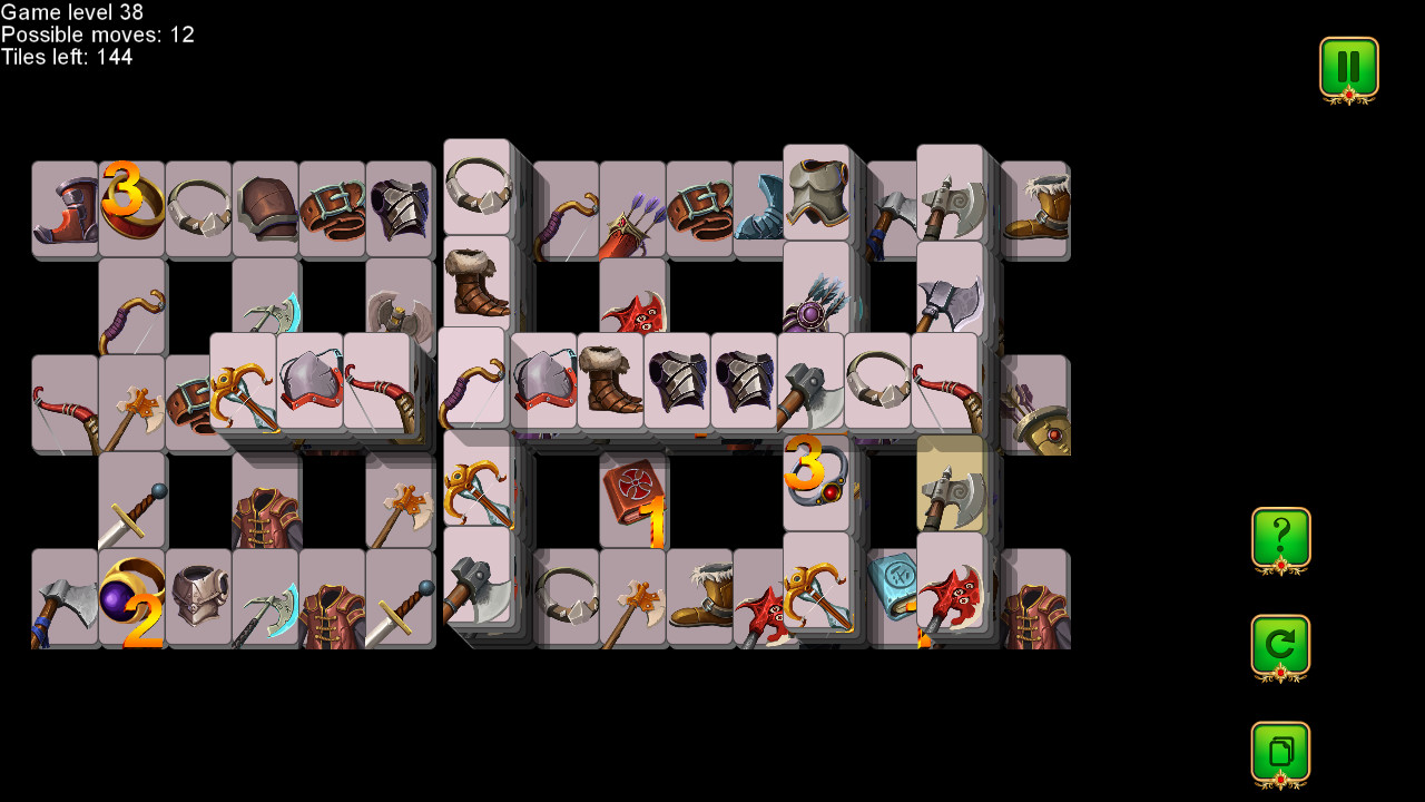 Weapon and Armor: Mahjong screenshot