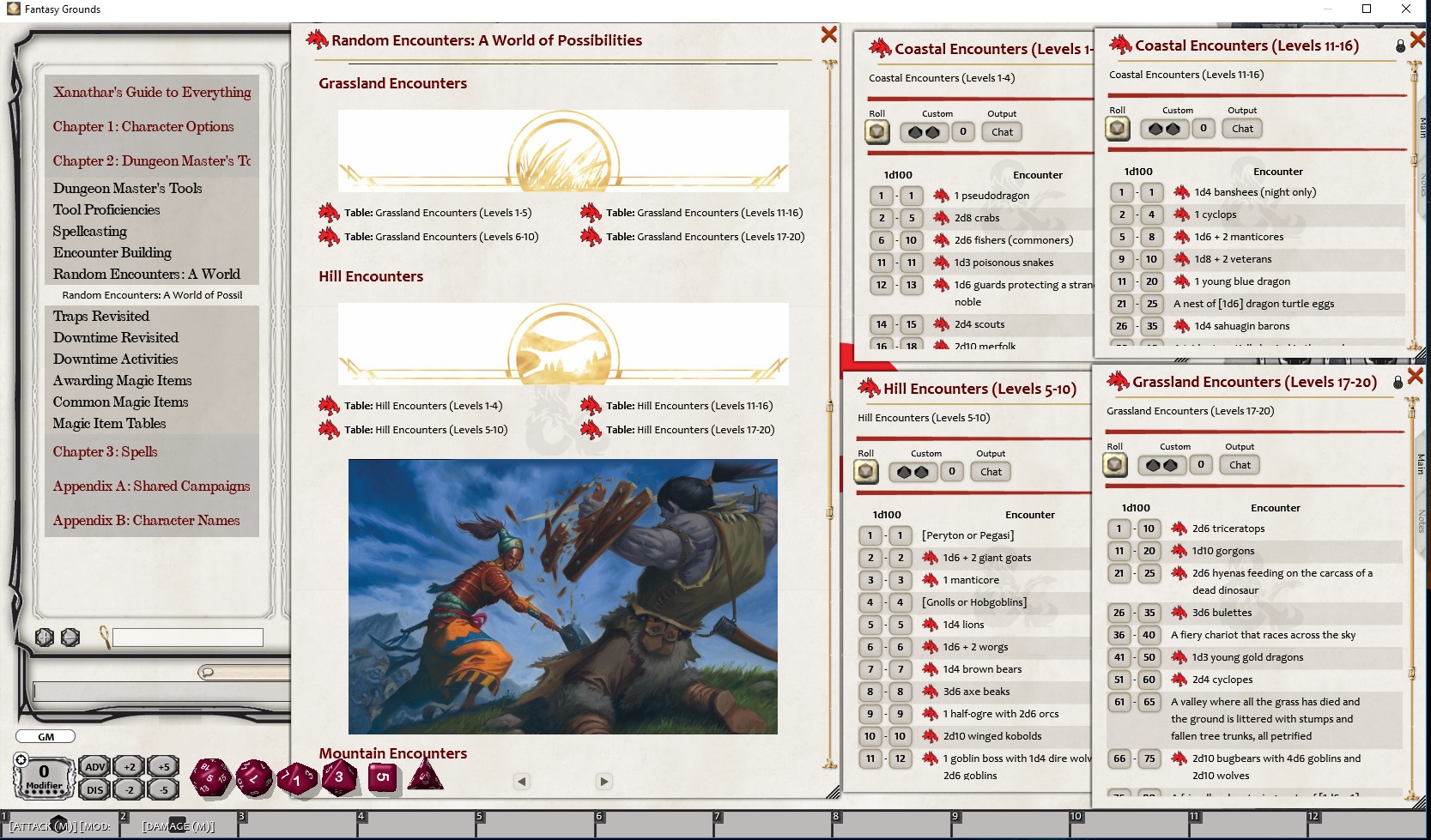 Fantasy Grounds - D&D Xanathar's Guide to Everything screenshot