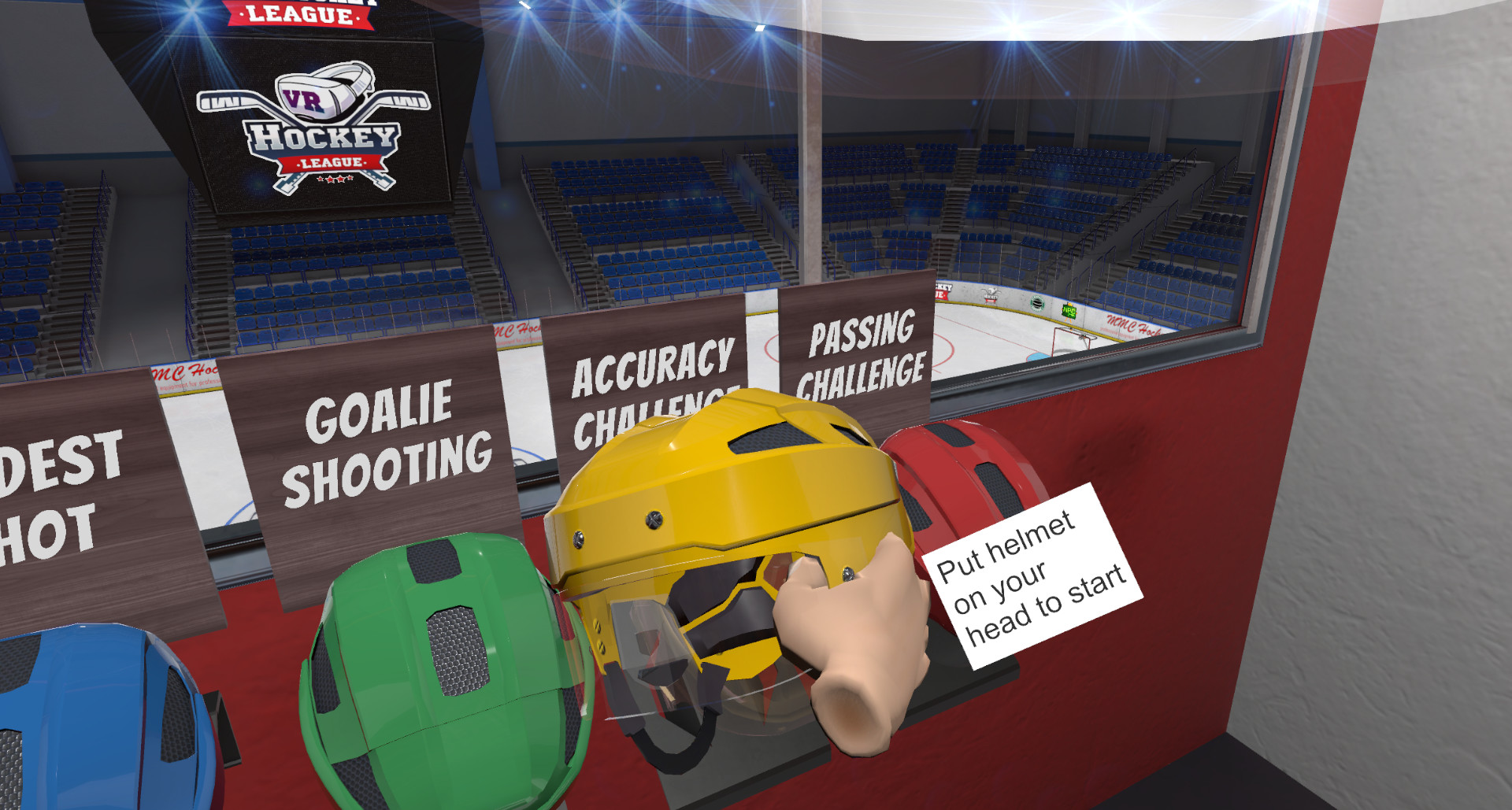 VR Hockey League screenshot
