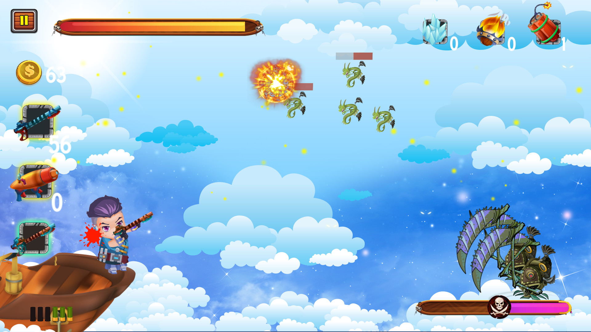 Captain vs Sky Pirates screenshot