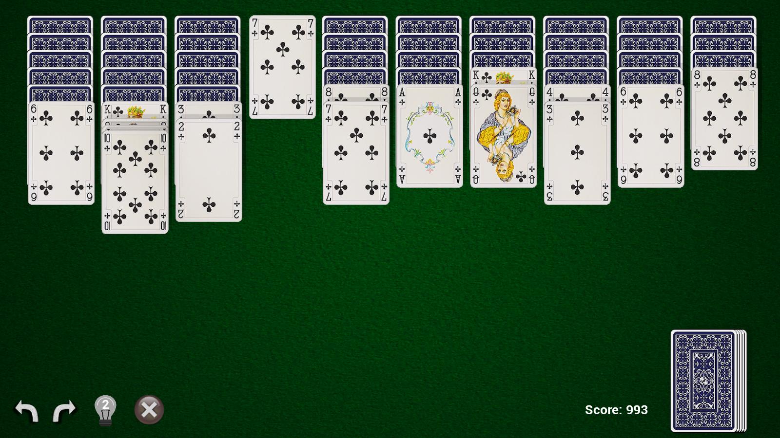 Casual Spider Solitaire screenshot