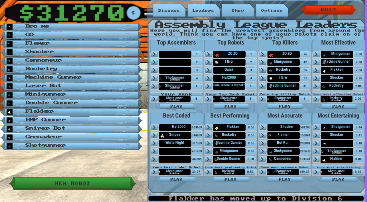 Assembly League screenshot