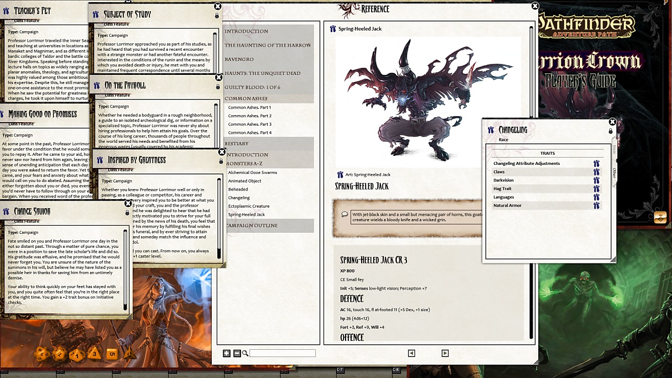 Fantasy Grounds - Pathfinder RPG - Carrion Crown AP 1: The Haunting of Harrowstone (PFRPG) screenshot