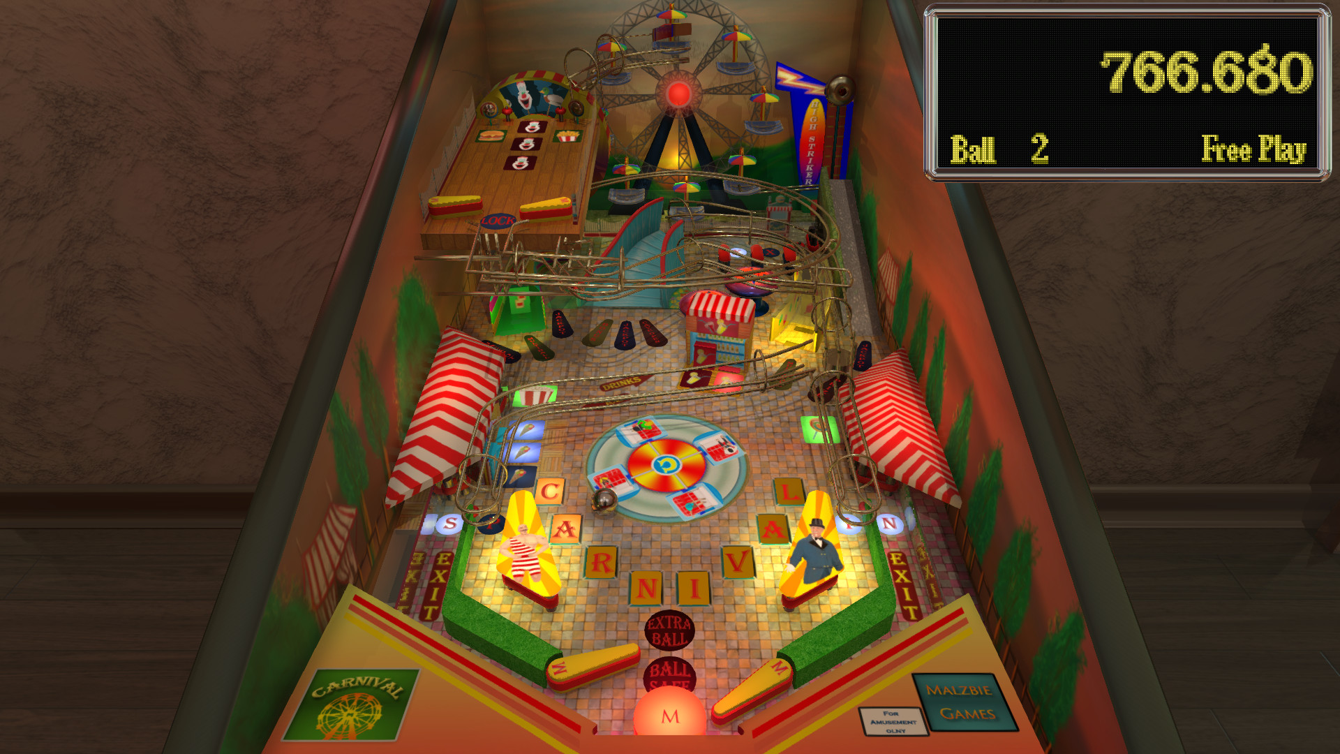 Malzbie's Pinball Collection - Carnival Table screenshot