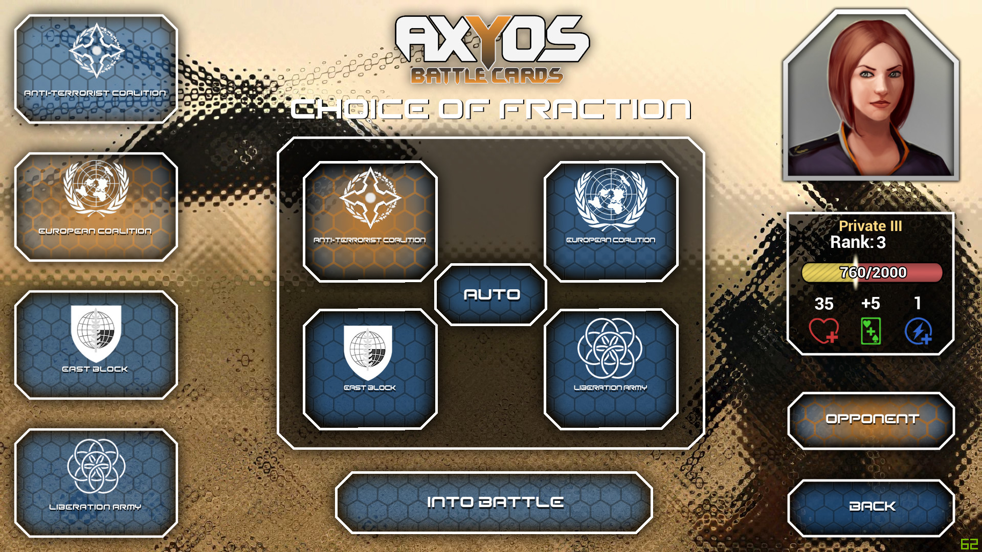 AXYOS: Battlecards screenshot