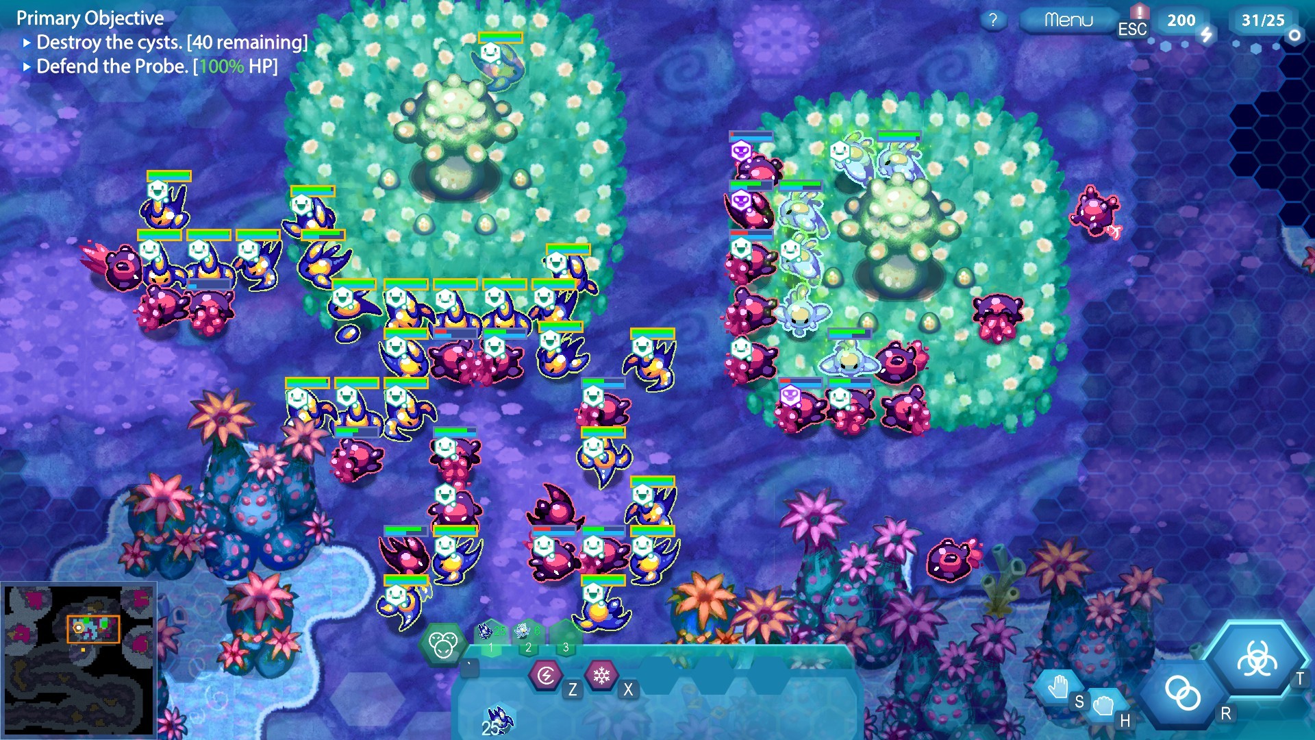 Amoeba Battle: Microscopic RTS Action screenshot
