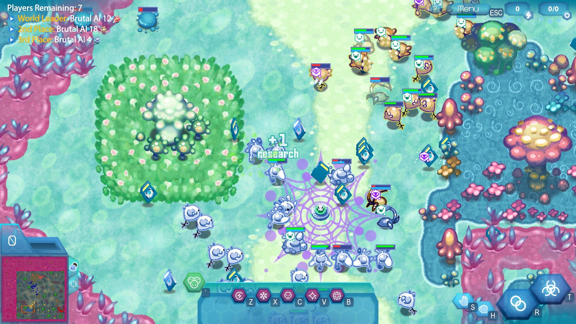 Amoeba Battle: Microscopic RTS Action screenshot