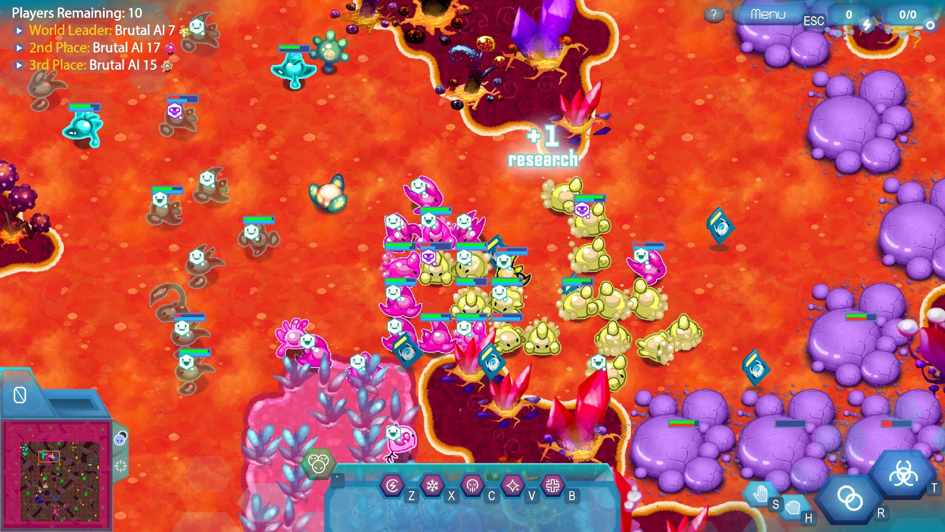 Amoeba Battle: Microscopic RTS Action screenshot