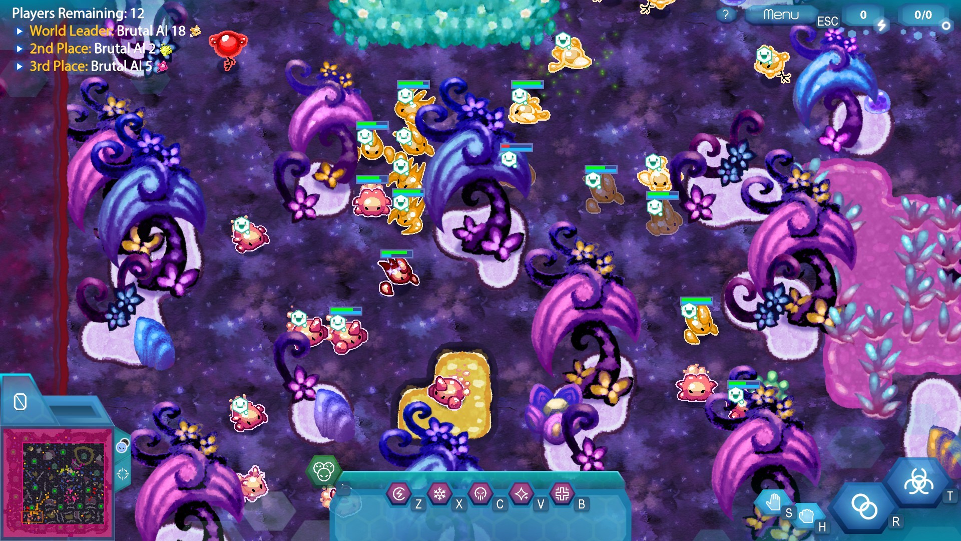 Amoeba Battle: Microscopic RTS Action screenshot
