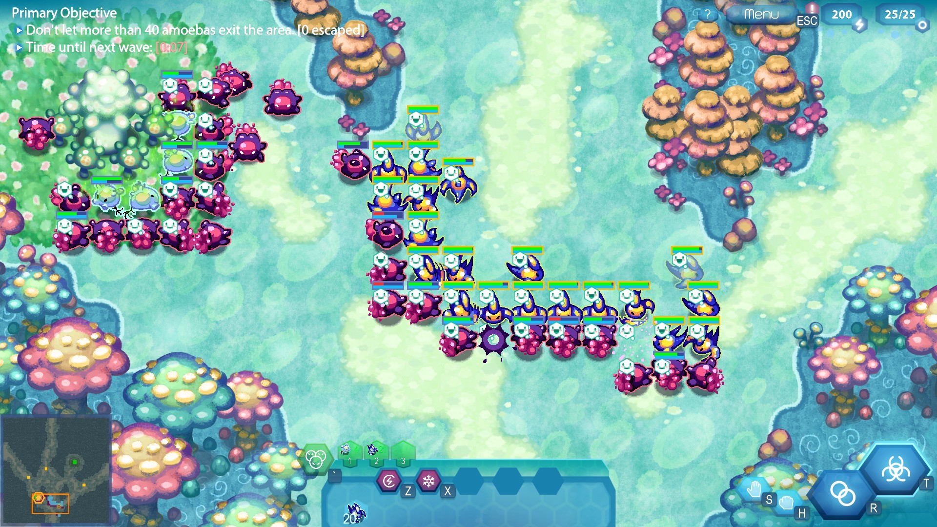 Amoeba Battle: Microscopic RTS Action screenshot