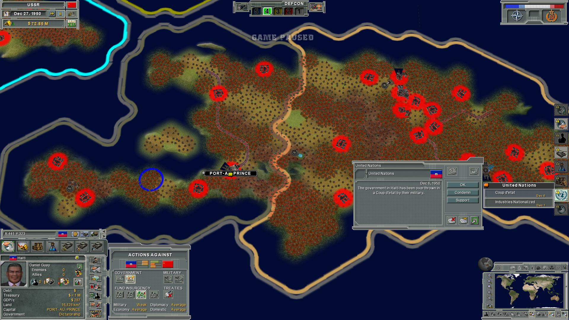 Supreme Ruler: Cold War screenshot