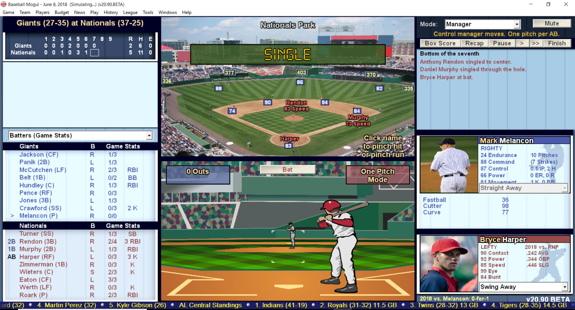 Baseball Mogul 2018 screenshot